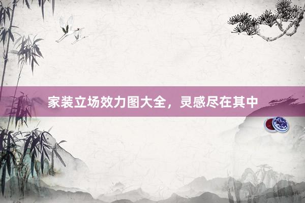 家装立场效力图大全，灵感尽在其中